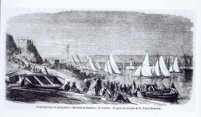 De eerste regatta